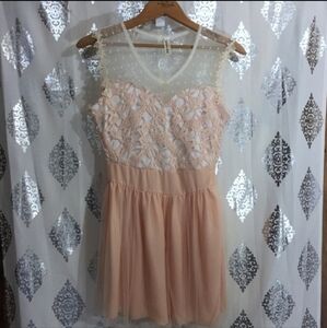 Eunice Lai Dusty Rose Semi Formal Dress